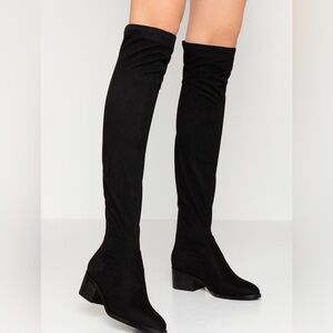 Steve Madden Georgette Over‎ the Knee Boot Black 7.5 M, NWOB